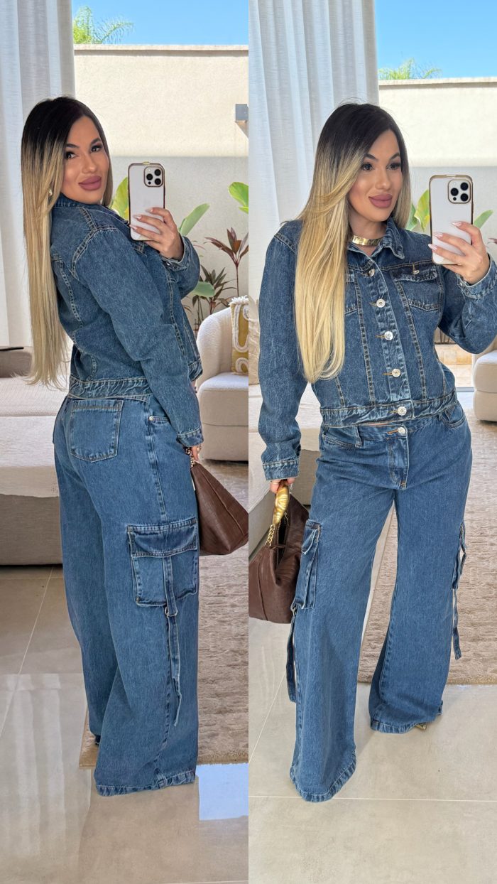 Conjunto Wide Leg Malu C/Bolso Lateral – 2949