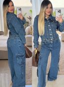 Conjunto Wide Leg Malu C/Bolso Lateral – 2949