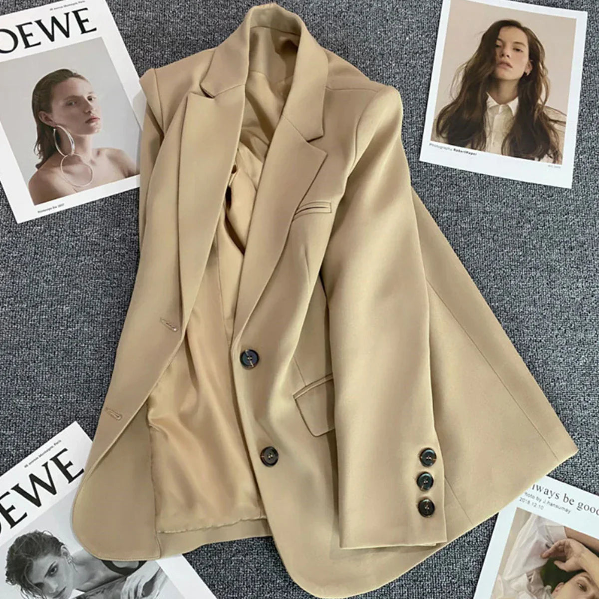 Jaqueta feminina nova na moda coreana